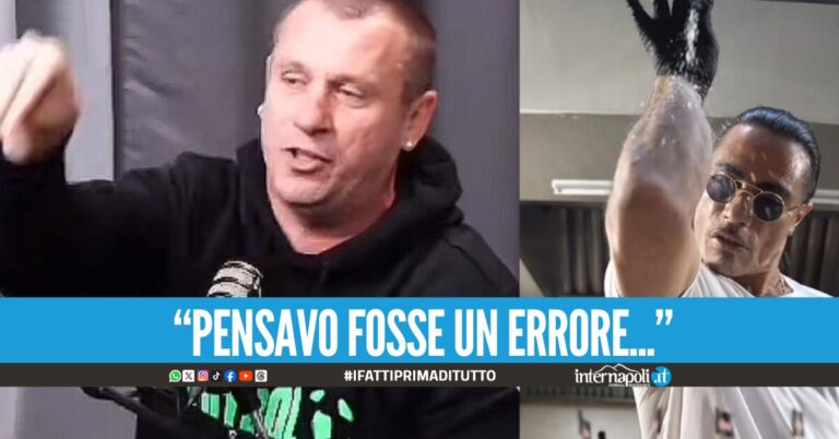 "Un conto da 883 euro, non ci ritornerò mai più", Cassano racconta la sua "disavventura" da Salt Bae