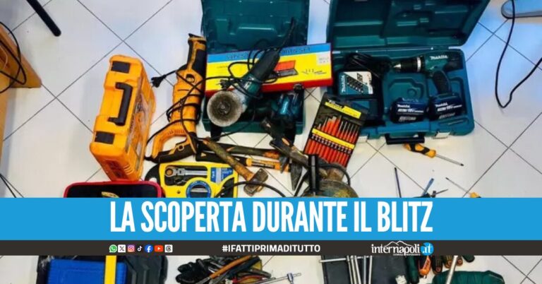 Un garage di auto rubate scoperto a Cava de' Tirreni, denunciato il proprietario