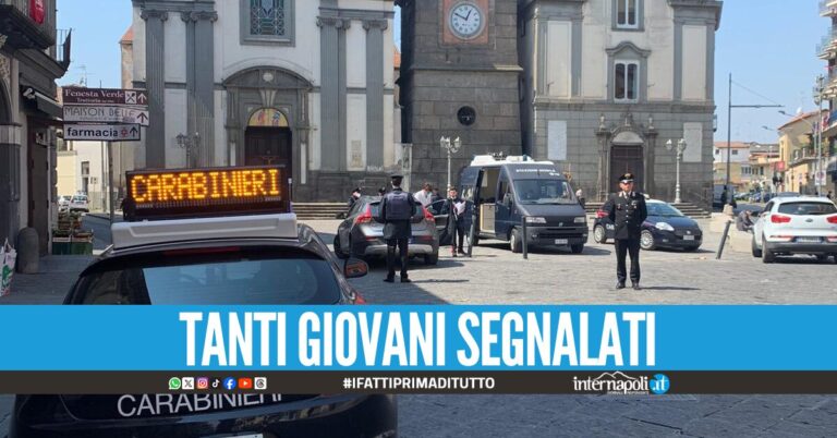 Droga e violazioni al Codice della Strada, controlli a tutto campo dei carabinieri a Giugliano