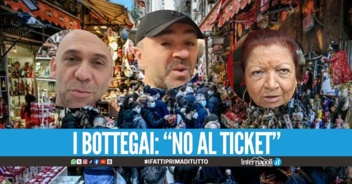 No al ticket di 5 euro a San Gregorio Armeno, intervista ai bottegai nella strada dei presepi