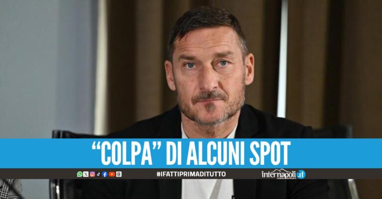 Nuovi guai col fisco per Totti, è indagato per un'omessa dichiarazione dei redditi