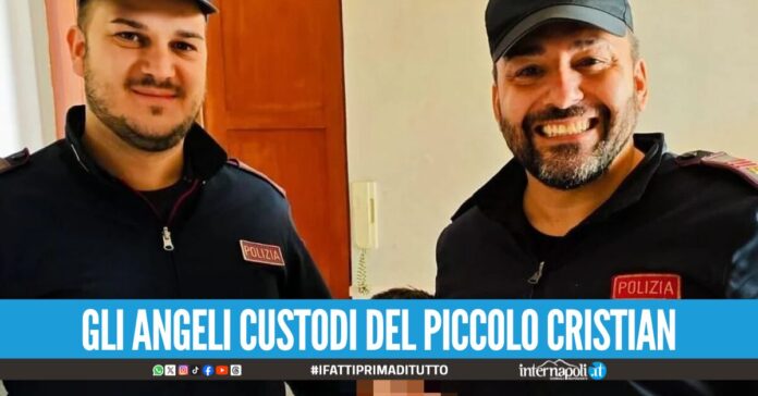 Bambino colto da un malore salvato da due poliziotti