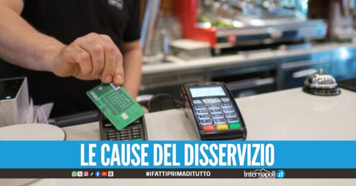 Pagamenti digitali sospesi in tutta Italia bloccati circuiti Nexi e Bancomat
