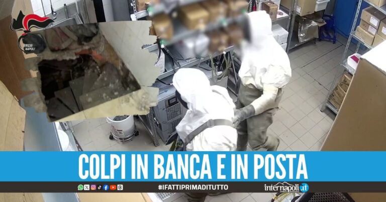 Rapine e furti a Napoli, sgominata la 'banda del buco'