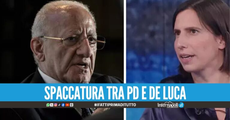 Schlein stoppa De Luca, no al terzo mandato da Governatore c'è la spaccatura