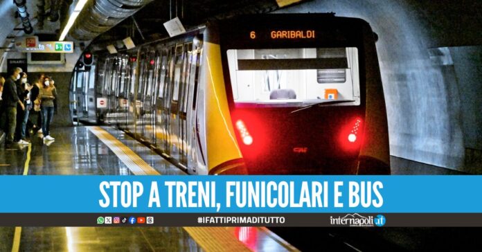 Sciopero di 24 ore del trasporto pubblico, disagi a Napoli: traffico in tilt