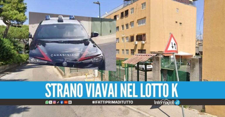 Spacciavano in casa davanti ai figli, coppia arrestata a Scampia