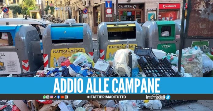 Vomero, addio alle campane dei rifiuti la differenziata sarà solo porta a porta