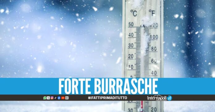 La neve arriva anche nel Sud Italia, 3 giorni di freddo artico in Campania
