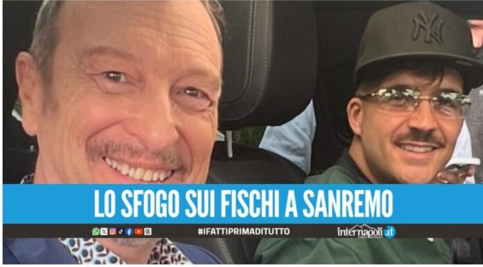 Geolier si racconta ad Amadeus, annuncia la nuova canzone e parla dei fischi di Sanremo