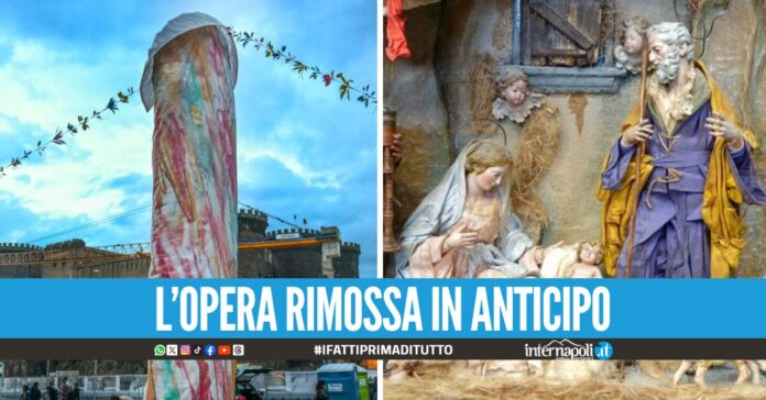 Addio al 'Pulcinella' di Gaetano Pesce, in piazza Municipio sorgerà 'La Natività napoletana'