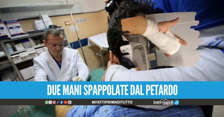 Arrivano già i primi feriti per i botti a Napoli e provincia, dita amputate a due persone