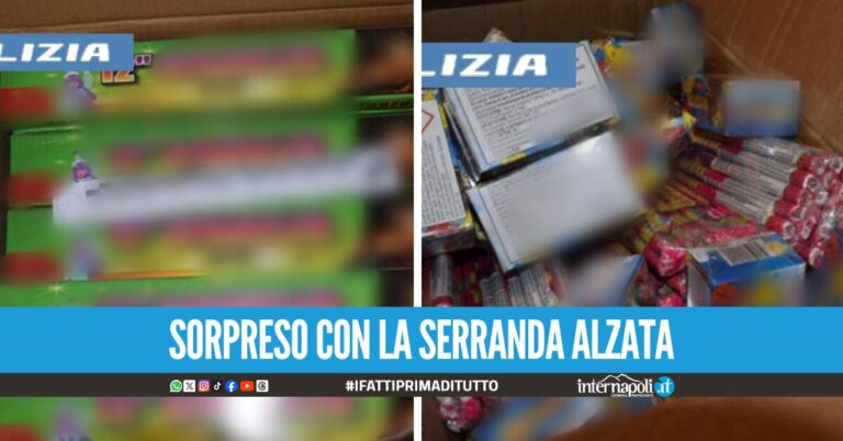 Cinquanta chili di botti illegali nel box, 33enne denunciato a San Giovanni a Teduccio