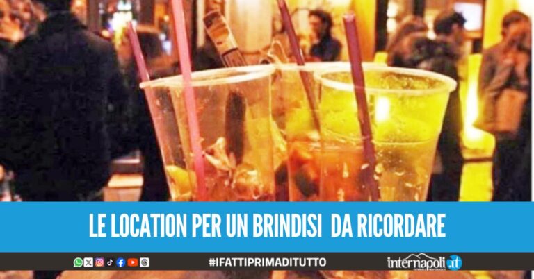 Dove fare l’aperitivo della Vigilia di Natale a Napoli: baretti di Chiaia, Quartieri Spagnoli, piazza Bellini e Coroglio le mete più frequentate