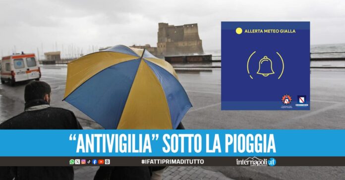 Piogge e temporali faranno da battistrada al Natale, nuova allerta meteo in Campania