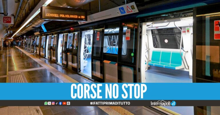 A Napoli metro e funicolare non si fermeranno la notte di Capodanno, tutti gli orari