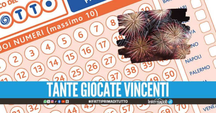 Natale in anticipo nel Napoletano grazie alle estrazioni del Lotto, festa grande anche a Giugliano