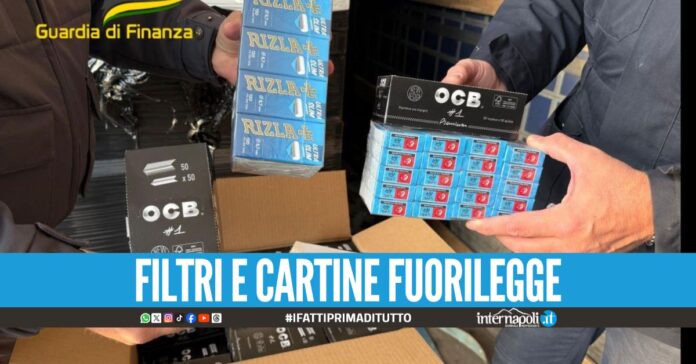 Rizla e Ocb illegali vendute a Napoli, scatta il sequestro della Finanza