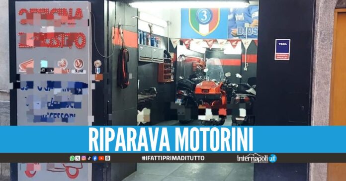 Officina sequestrata a Napoli, scovata la botola segreta.