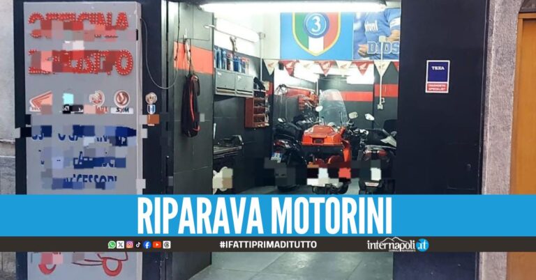Officina sequestrata a Napoli, scovata la botola segreta.