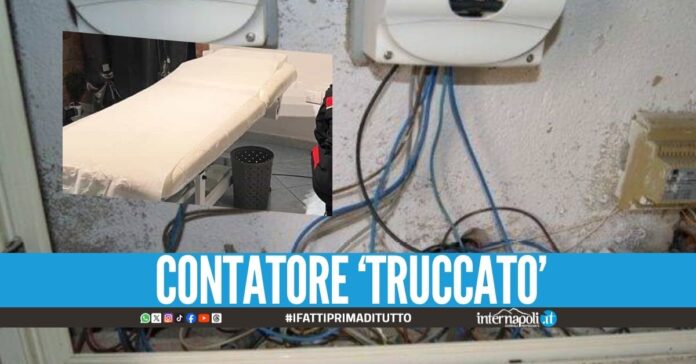 Furto di elettricità nel centro estetico, scatta la denuncia a Napoli