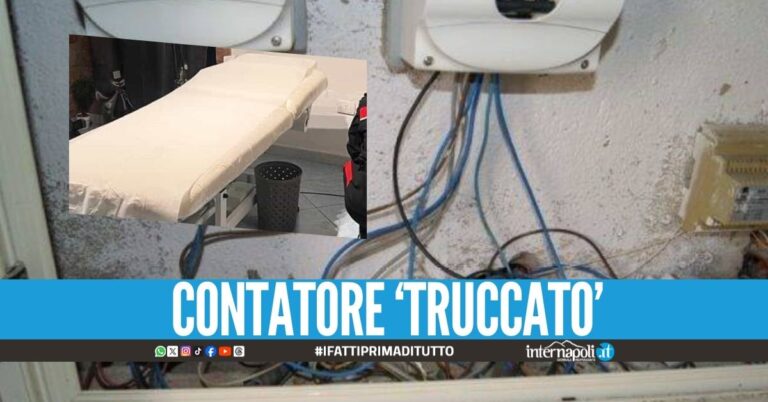 Furto di elettricità nel centro estetico, scatta la denuncia a Napoli