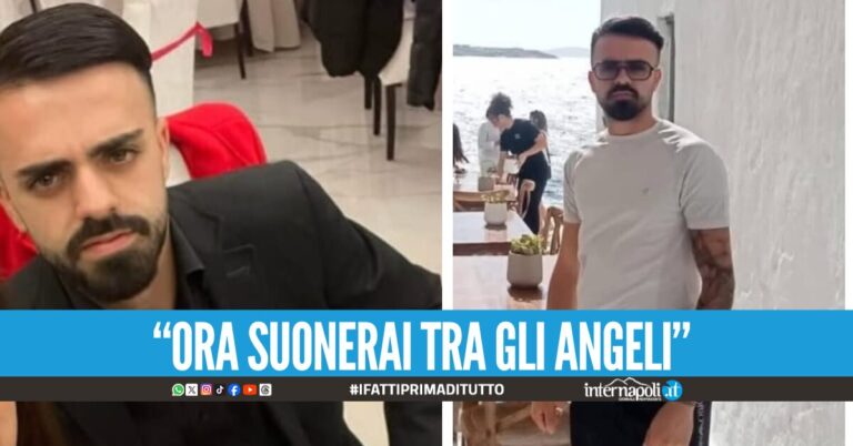 Dolore a Napoli per Giosi, il giovane musicista di Barra morto dopo un grave incidente a Cardito