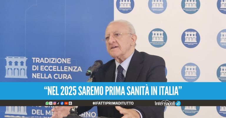 De Luca esalta il Cardarelli: Diventerà il primo ospedale in Italia