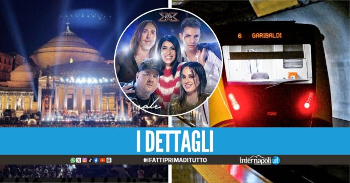 Finale X Factor a Napoli, Metro Linea 1 e Funicolare aperte fino a tarda notte: gli orari