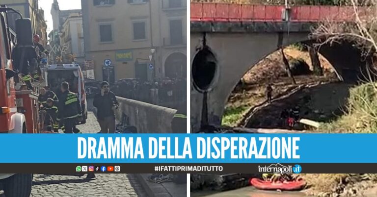 Giovane si lancia nel fiume Volturno, salvata in extremis da una vigilessa