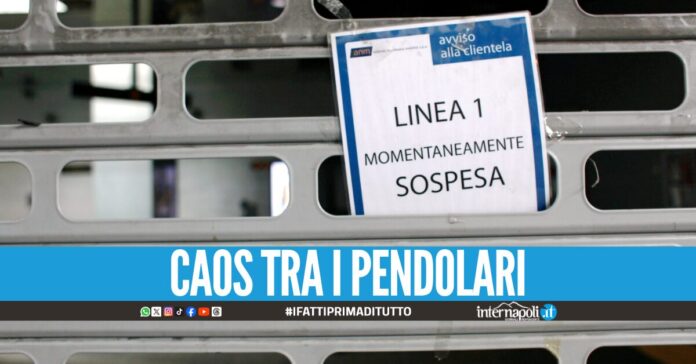 Ferma la Linea 1 della metro di Napoli sull'intera tratta, 