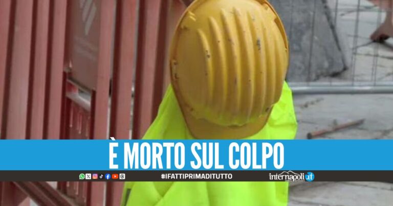 Ancora un incidente sul lavoro in Campania, morto un operaio di 51 anni