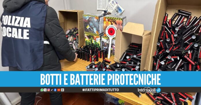 Napoli. Beccato con oltre 50 kg di botti tra auto e casa, denunciato