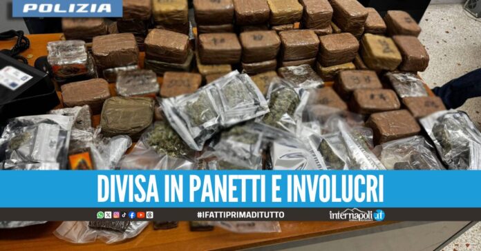 Oltre 30 kg di hashish nascosti in casa, arrestato 52enne a Fuorigrotta