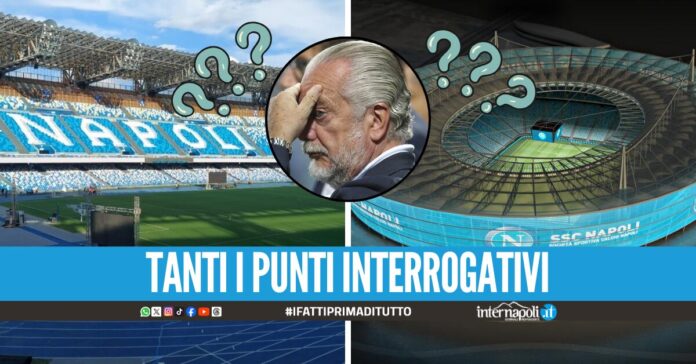 De Laurentiis rilancia ancora sul nuovo stadio, ora vuole costruirlo al Centro Direzionale
