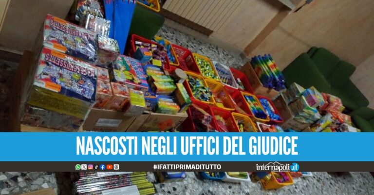 Oltre un quintale di fuochi d'artificio e botti "micidiali", un arresto anche nel Napoletano