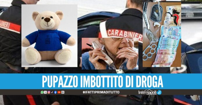 Nonna, fai sparire quel peluche. Pusher di Sant'Arpino arrestato dopo la telefonata in caserma