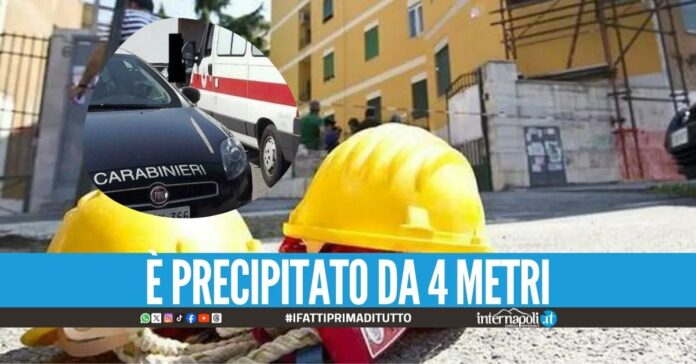 Operaio di Casoria cade nel cantiere, è in gravi condizioni