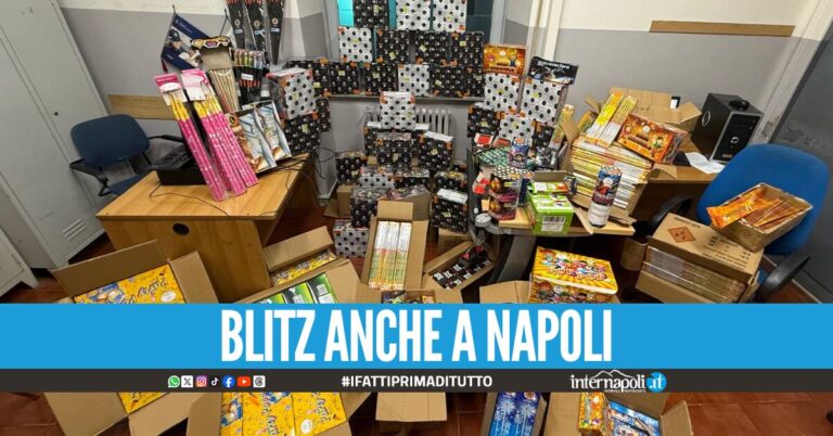 Operazione Capodanno sicuro, oltre 160 chili di fuochi illegali sequestrati in Campania