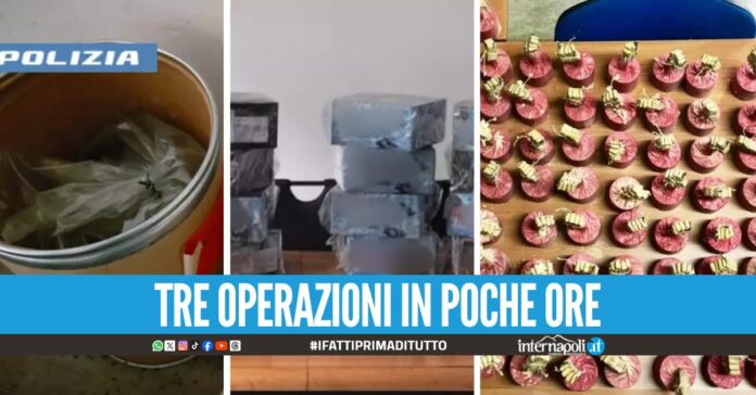 Ordigni, fuochi e polveri: maxi sequestro da 45 chili a Napoli, Casoria ed Ercolano