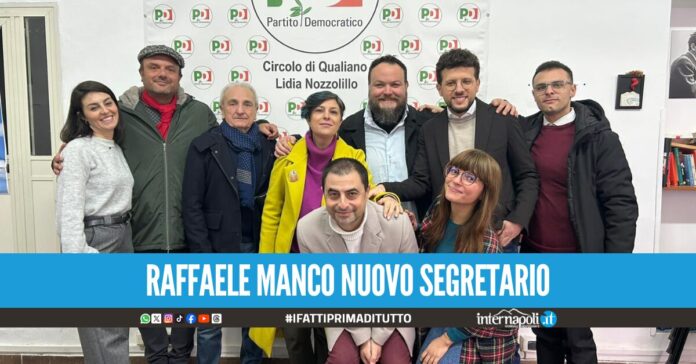 Raffaele Manco nuovo segretario del circolo Nozzolillo: “Continueremo a fare la differenza per Qualiano”