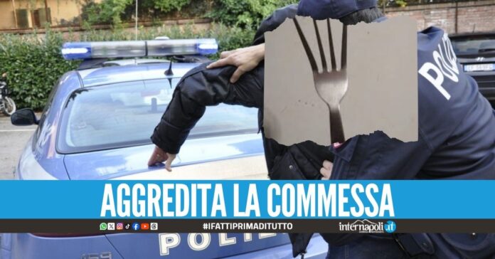 Rapina il negozio con una forchetta, arrestato 47enne a Pompei