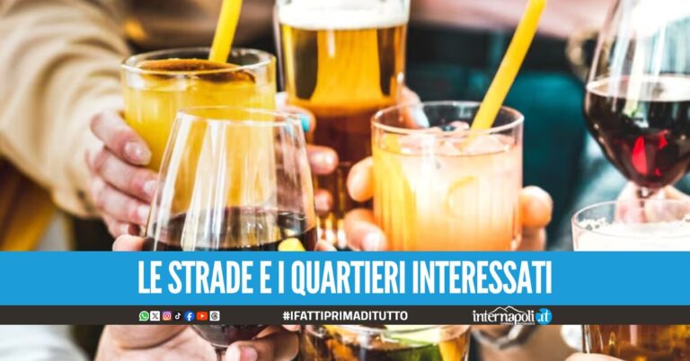 Stretta alla vendita di bevande il 24 e 31 dicembre, dal Vomero al Centro Storico: i dettagli