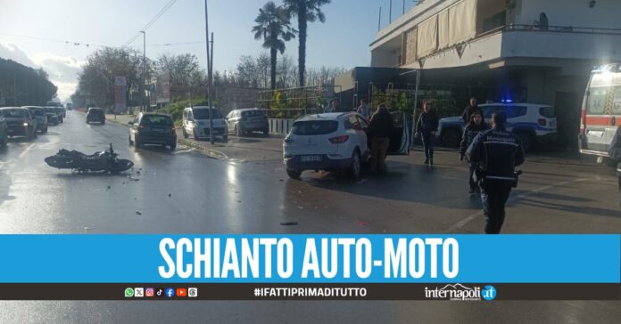 Terribile incidente sulla via Appia centauro 18enne in gravi condizioni