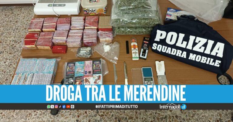 Nasconde 10 kg di droga nelle confezioni di Kinder Pigui, Haribo e Lindt
