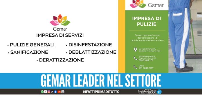 Affidati alla Gemar Srl, impresa di servizi e pulizia a 360 gradi leader nel settore