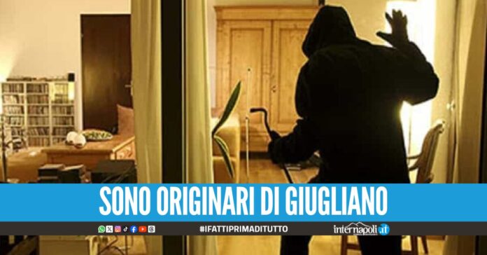 Tentano il colpo in un appartamento nel Casertano ma vengono sorpresi dai carabinieri, denunciati padre e figlio