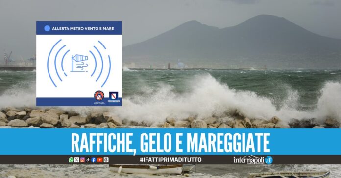 Il vento forte irrompe di nuovo sulla Campania, nuova allerta della Protezione Civile