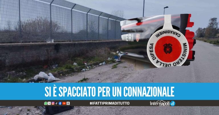 Addosso aveva l'eroina, fornisce false generalità per non essere identificato: in manette 27enne a Villa Literno
