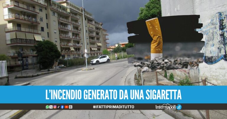 Fiamme in un appartamento a Calvizzano, anziano salvato per miracolo